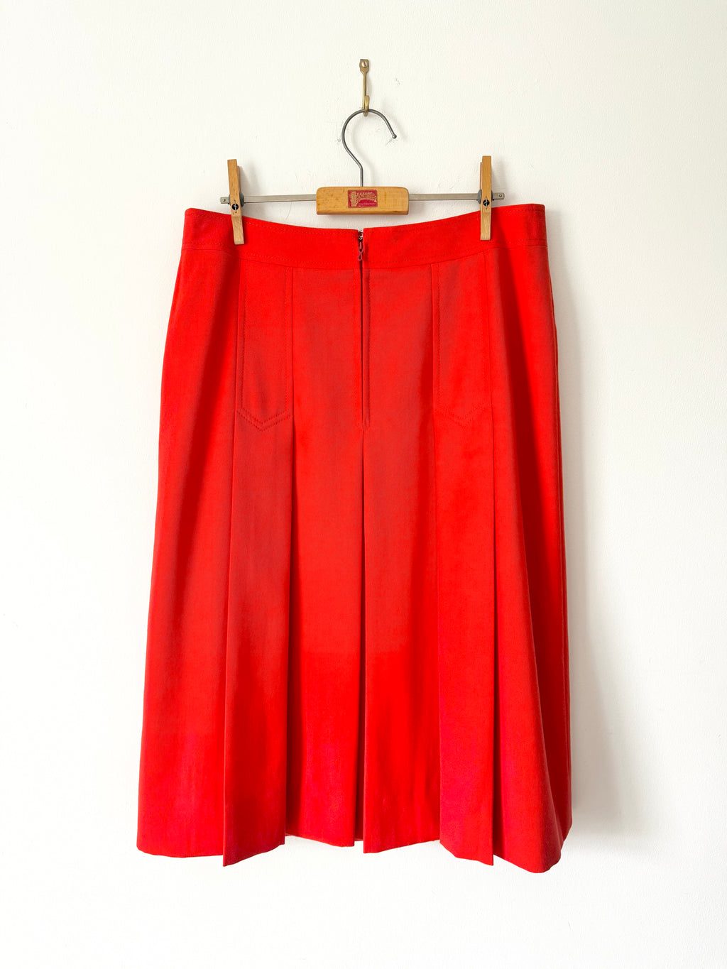 Celine Vintage Pleated Horsebit Skirt image 2