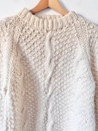 Hand-knitted Vintage Cable Knit Jumper image 5