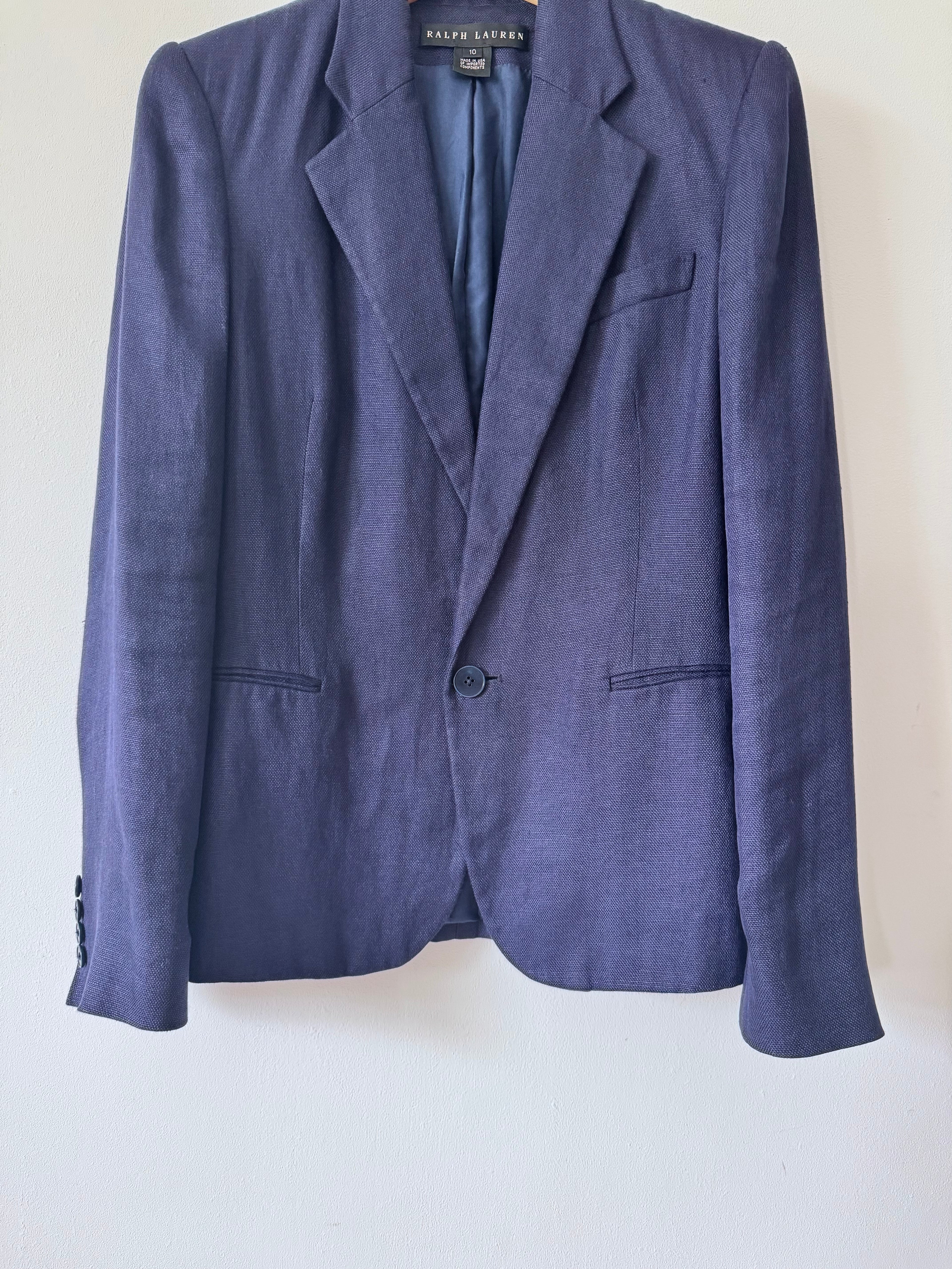 Ralph Lauren Black Label Pre-Owned Linen Blazer image 5