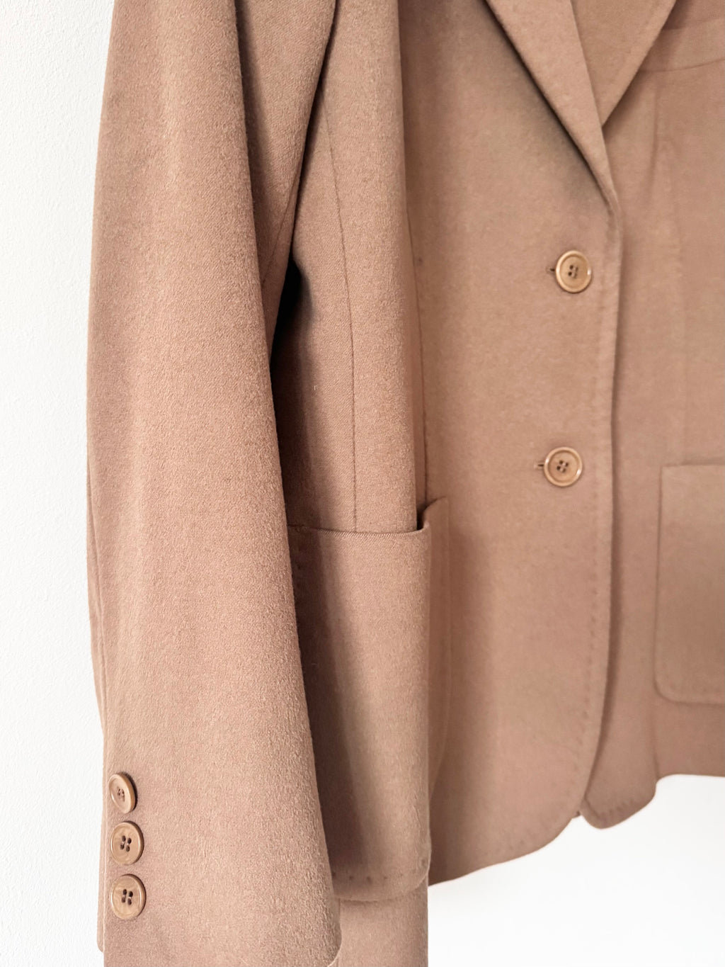 Max Mara Preowned Wool Camel Blazer image 2