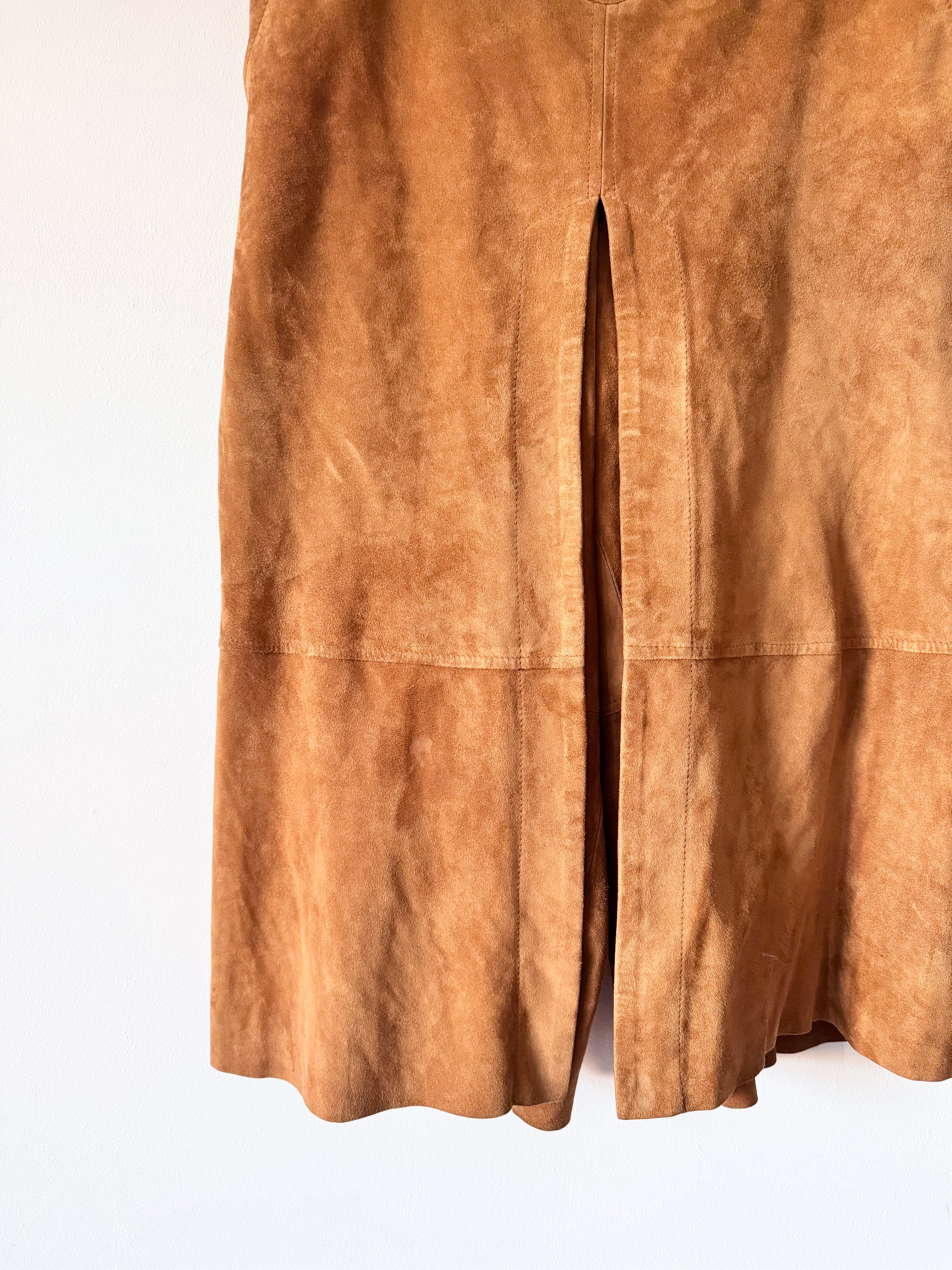 Valentino Vintage Suede Culottes image 4