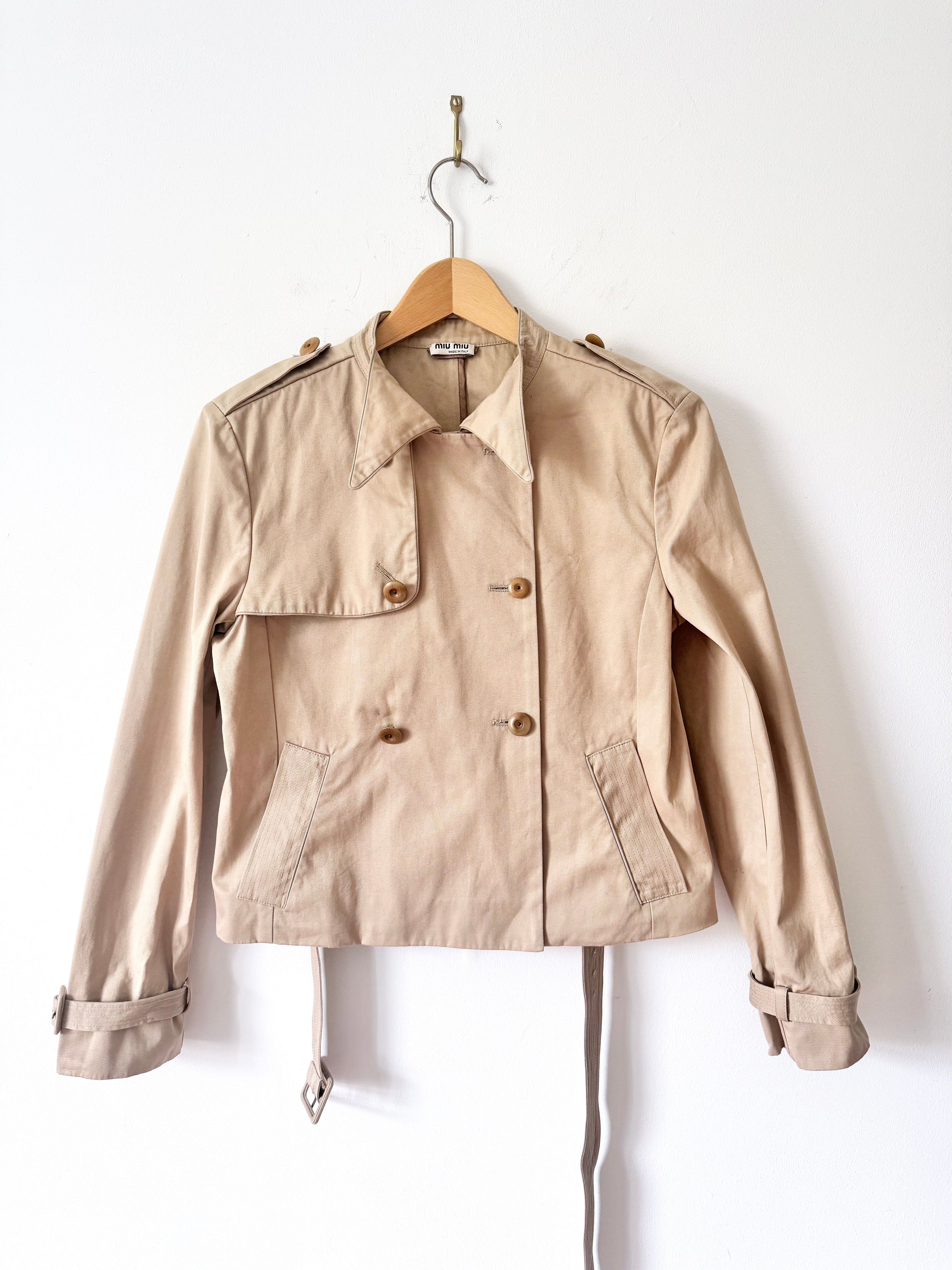 Miu Miu Preowned Cropped Jacket image 1
