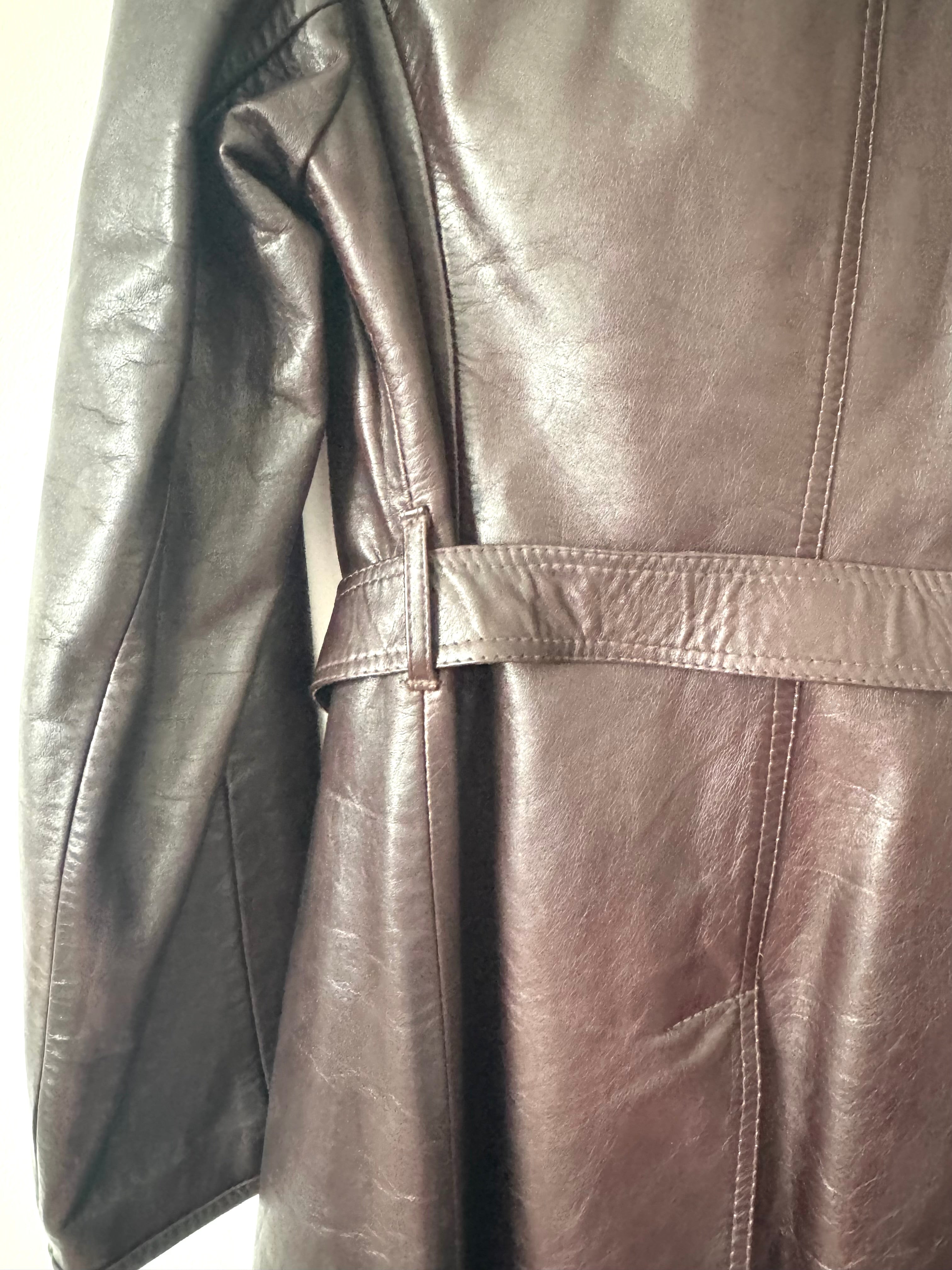 Aquascutum Vintage Leather Coat image 7
