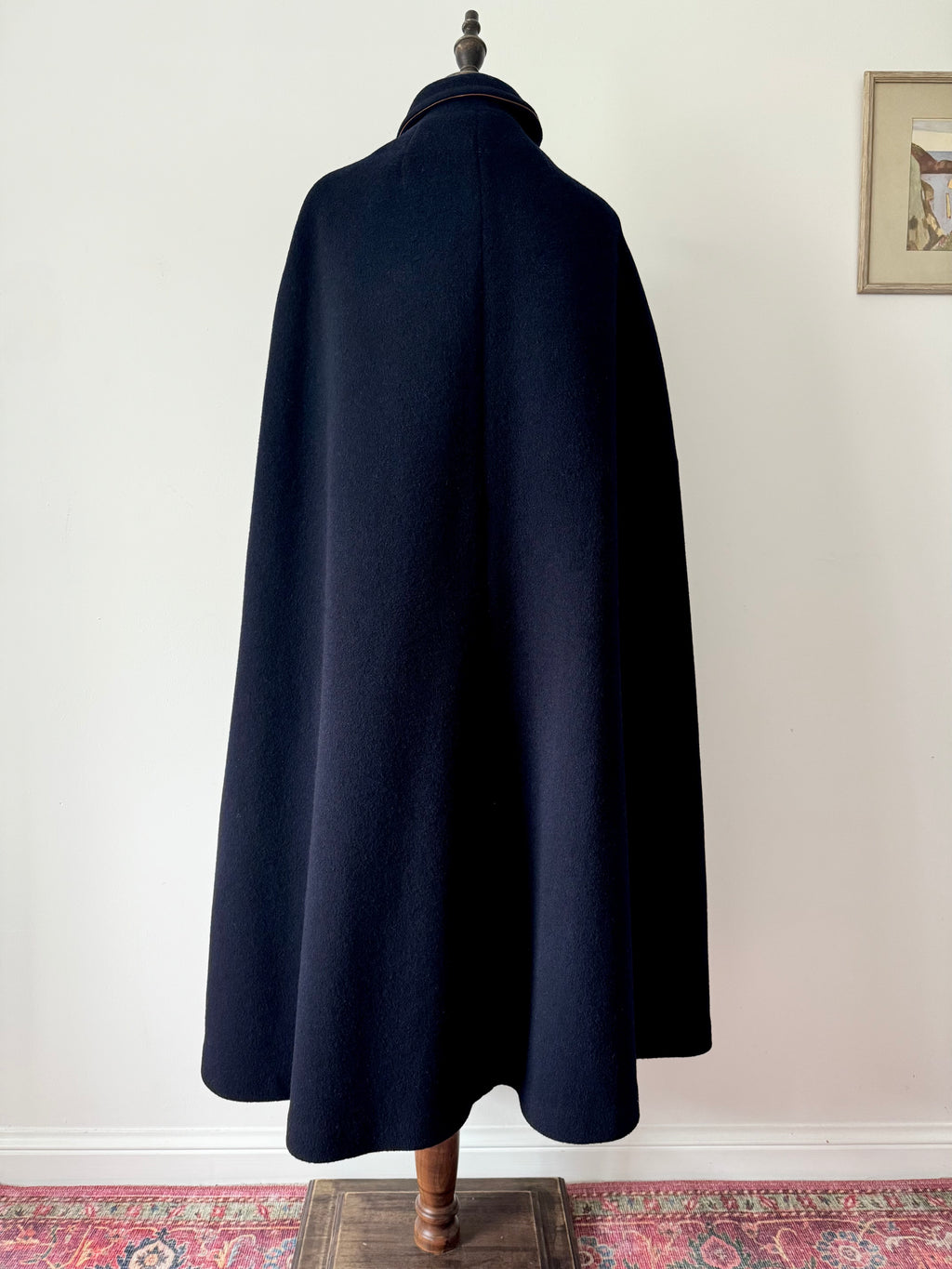 DAKS Preowned Long Wool Cape image 3