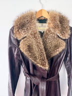 Aquascutum Vintage Leather Coat image 3