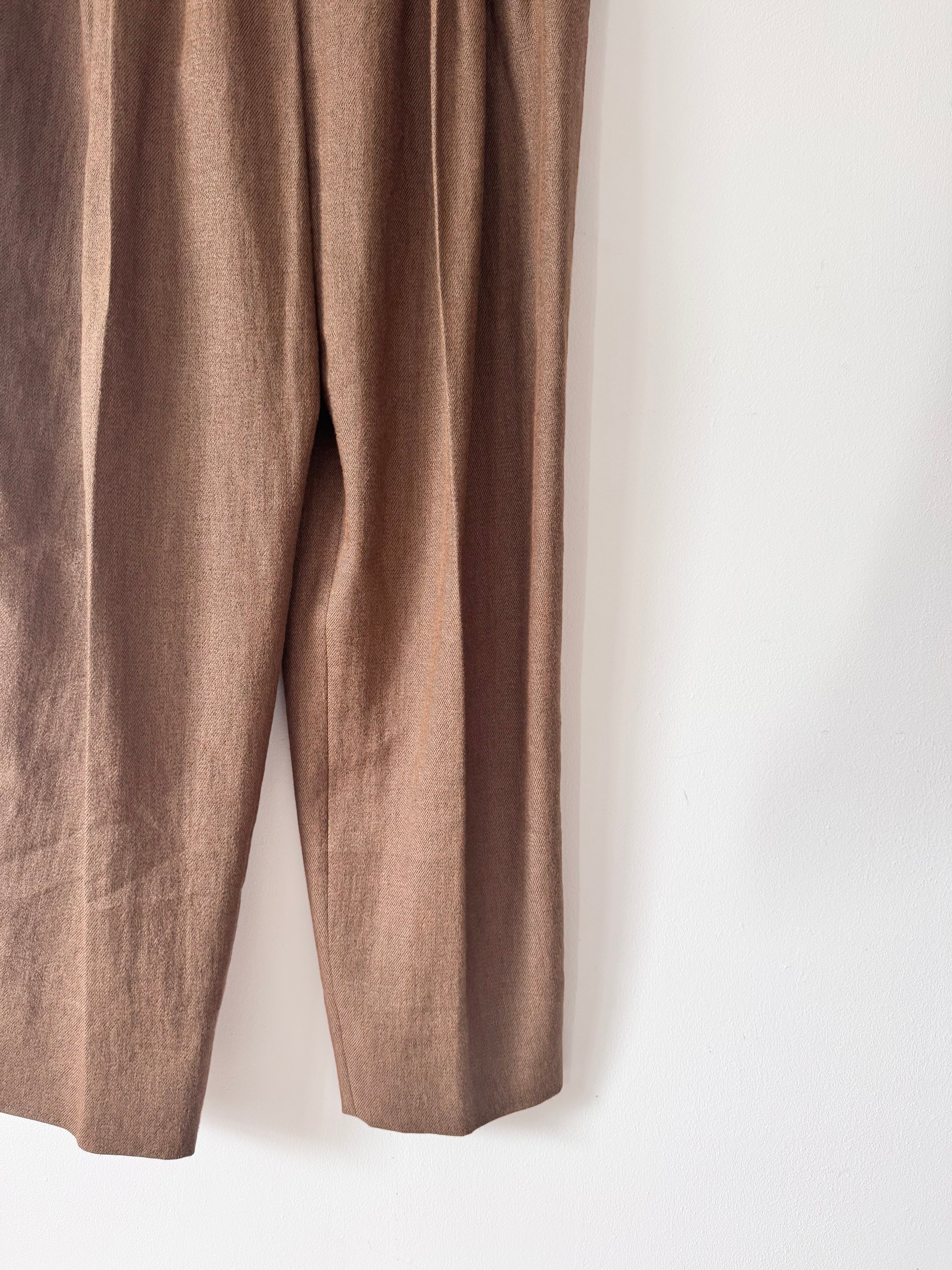Burberry Pre-Owned Linen Trousers image 7