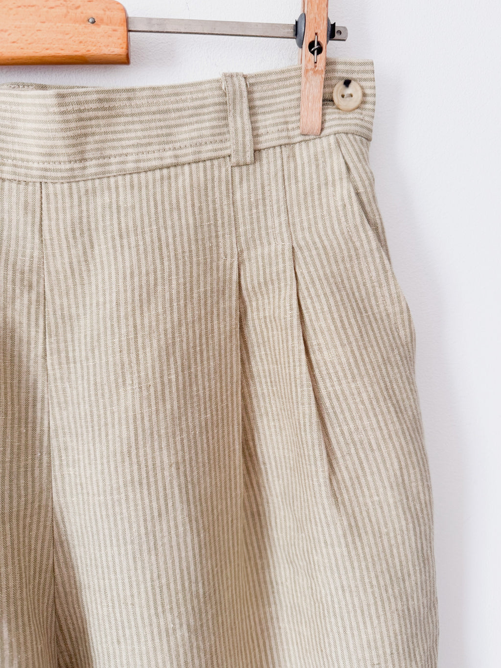 Mulberry Vintage High-Waisted Linen Trousers image 1