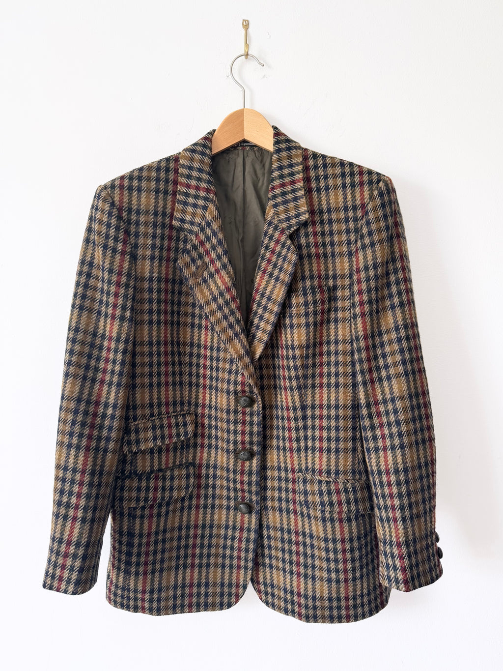DAKS Vintage Blazer with Leather Buttons image 1