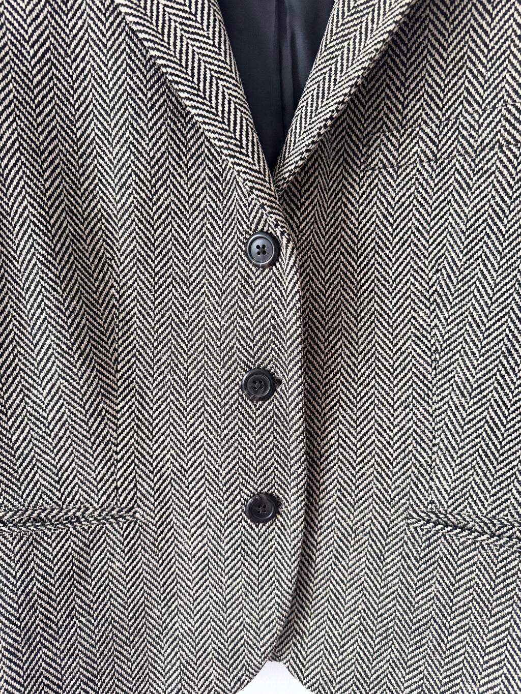 Ralph Lauren Pre-Owned Silk Herringbone Blazer image 5