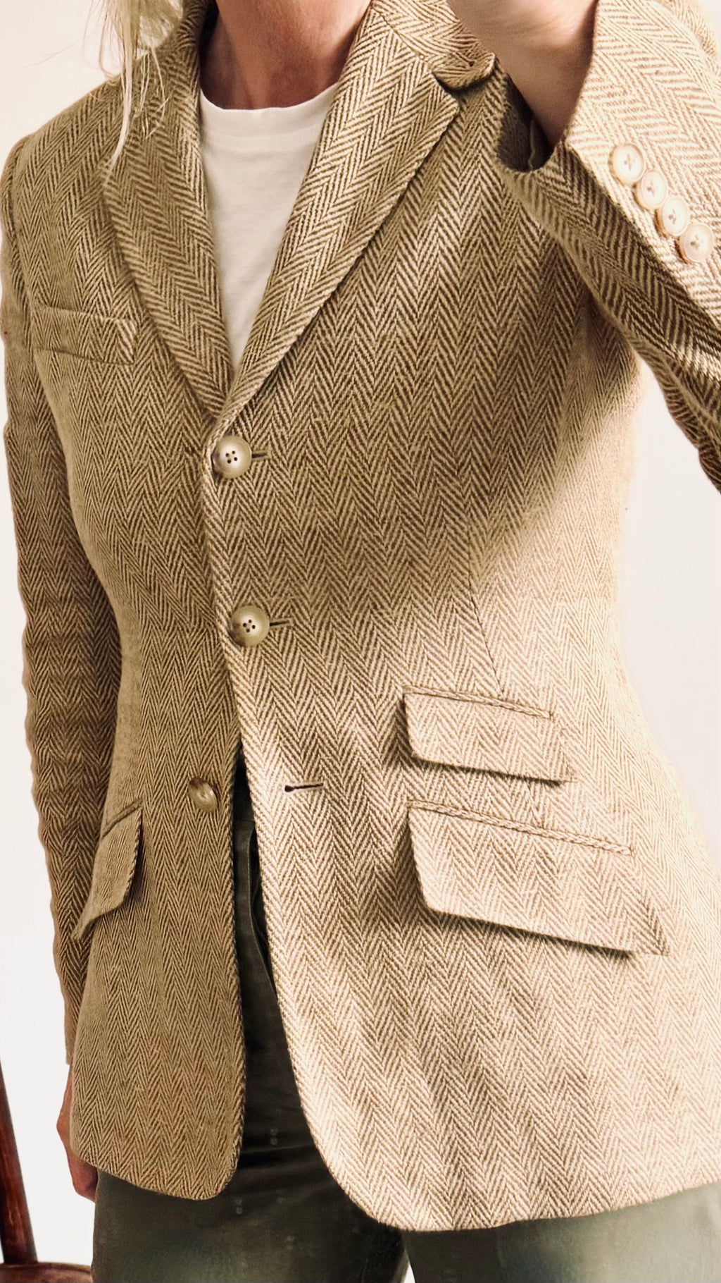 Polo Ralph Lauren Preowned Linen & Silk Blazer image 5
