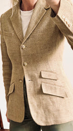 Polo Ralph Lauren Preowned Linen & Silk Blazer image 5