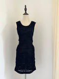Joe Casely-Hayford Corded-Appliqué Knit Dress | Circa 1989