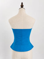 1980s Emanuel Ungaro Solo Donna Sculptural Bustier Top