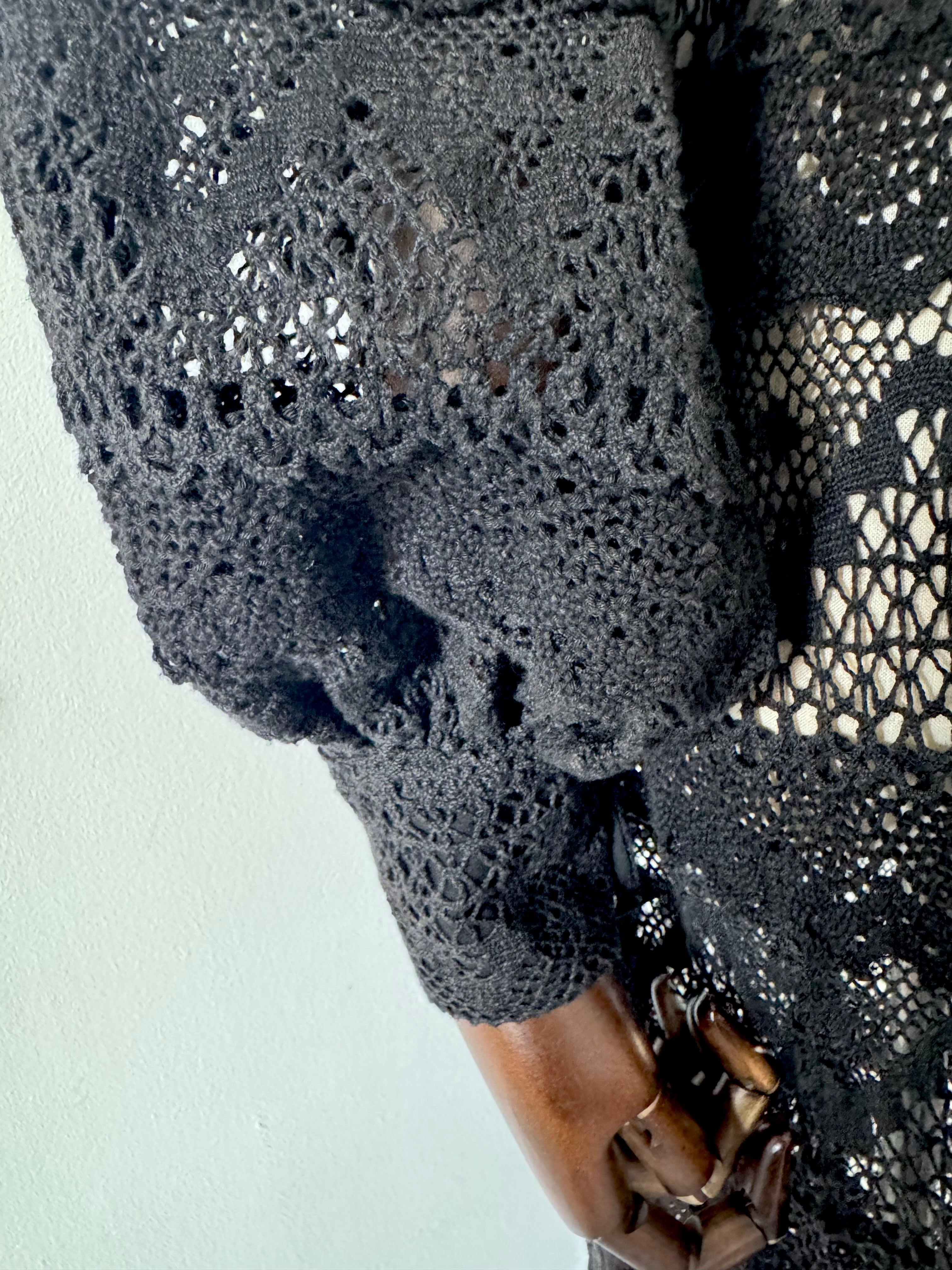 Vintage 1970s Crochet Dress