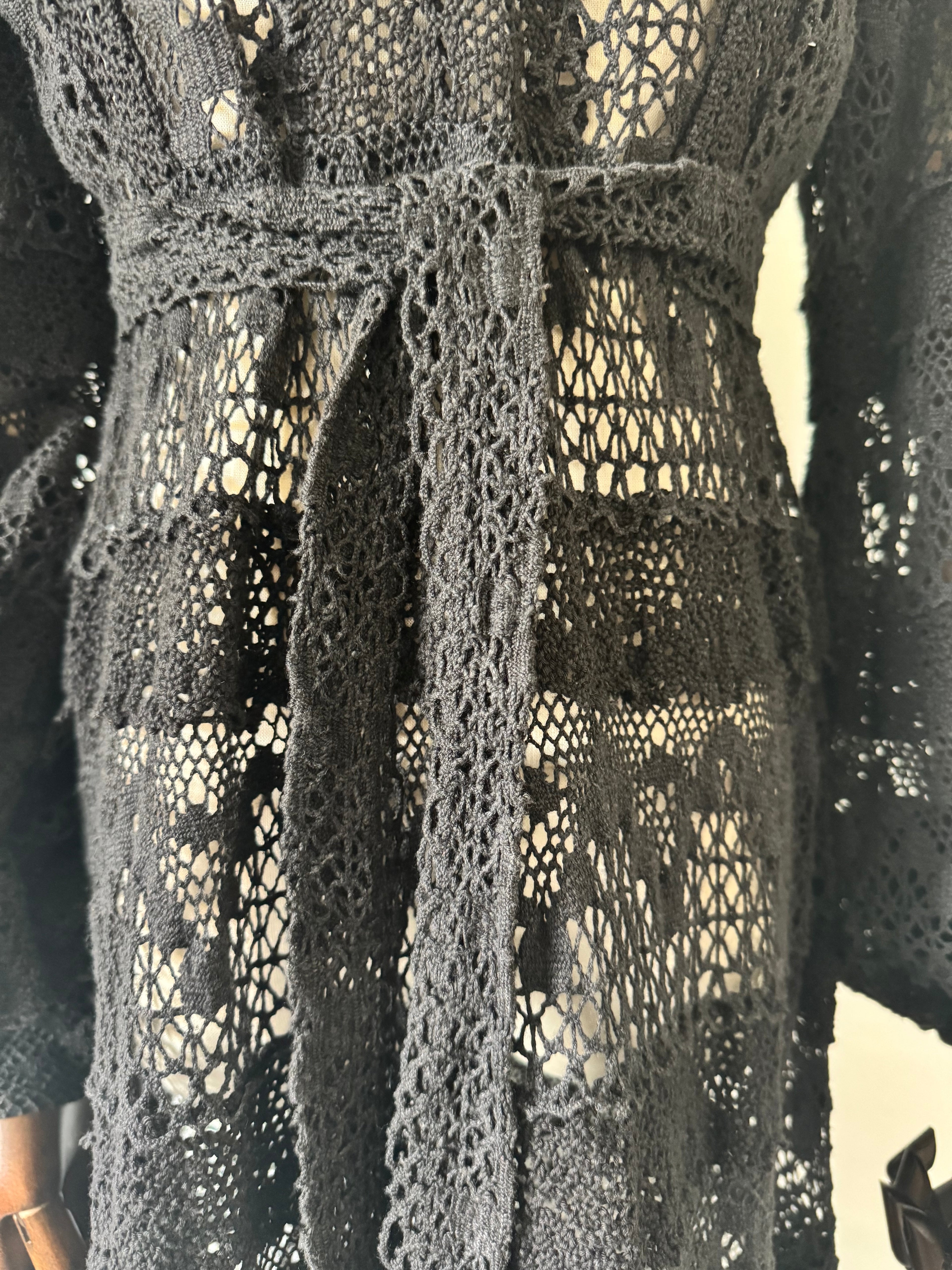 Vintage 1970s Crochet Dress