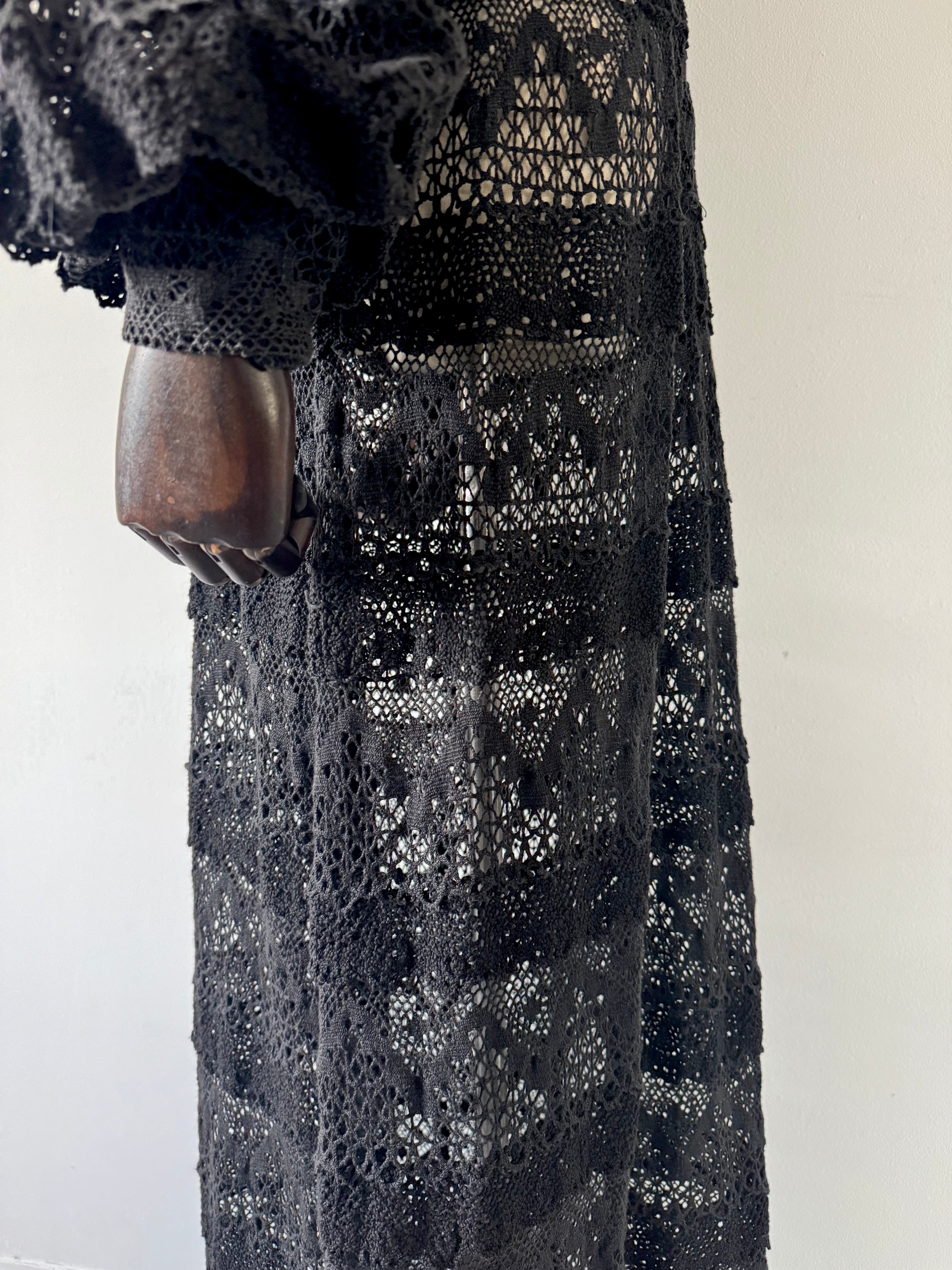 Vintage 1970s Crochet Dress