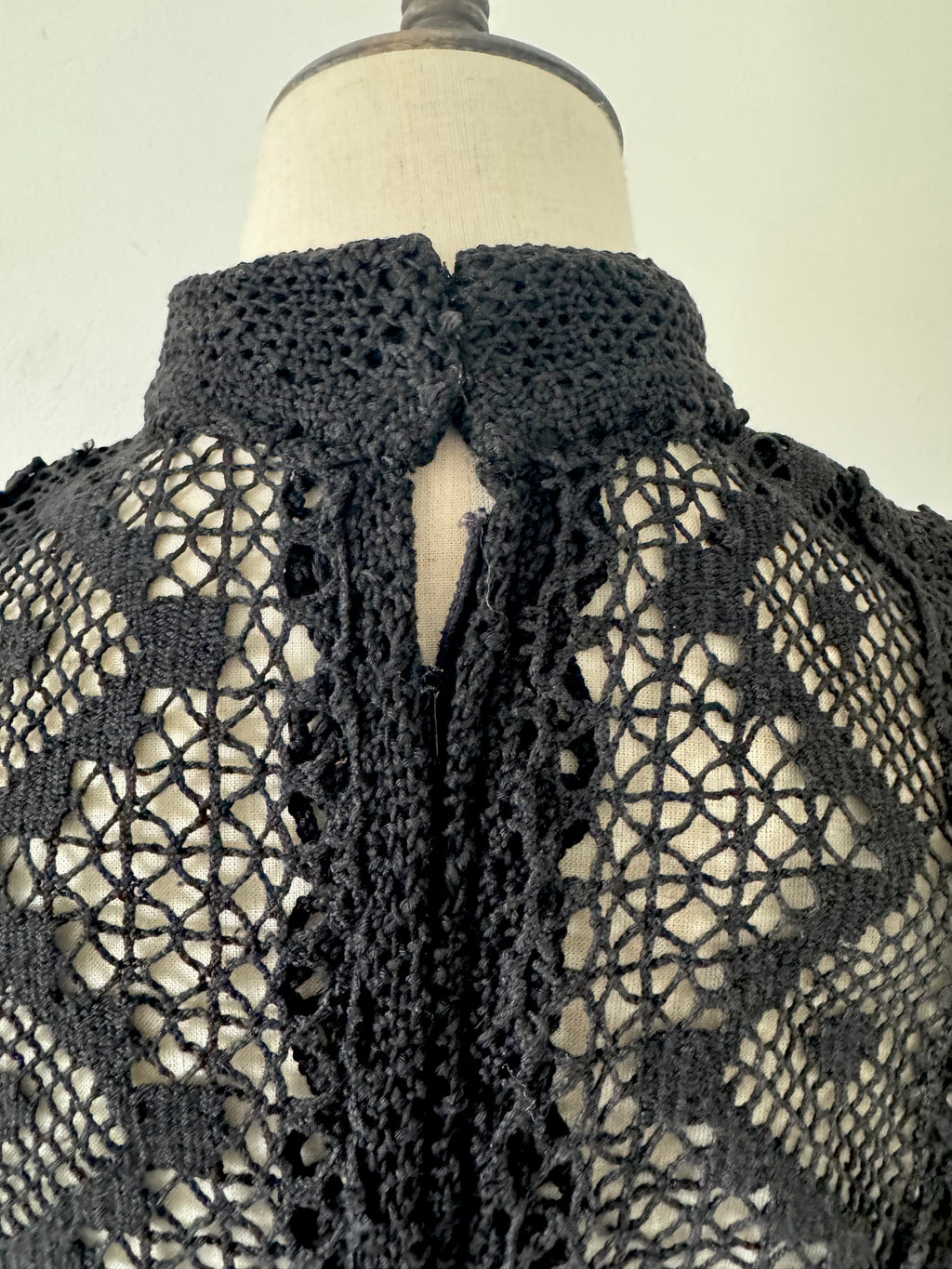 Vintage 1970s Crochet Dress
