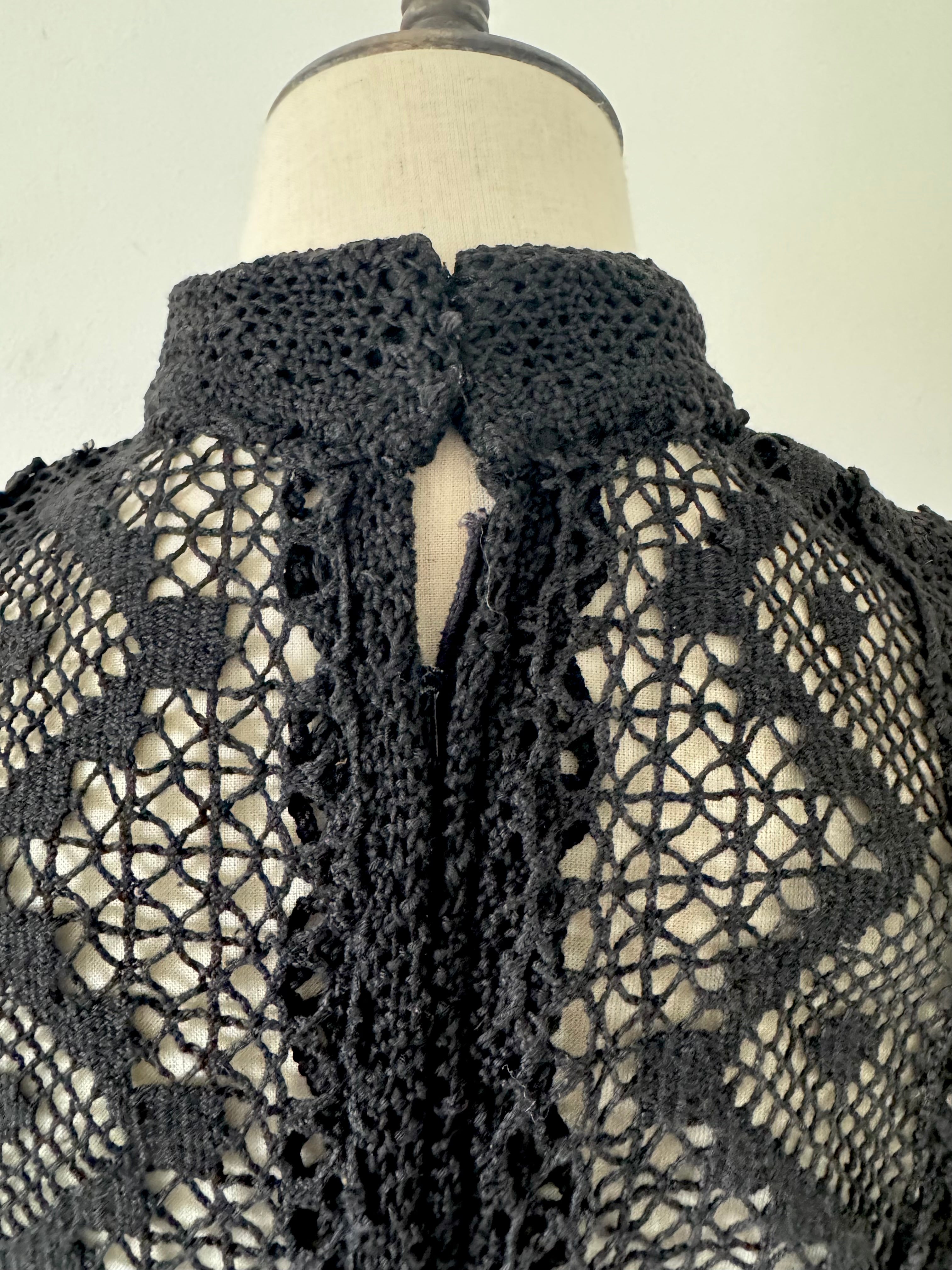 Vintage 1970s Crochet Dress