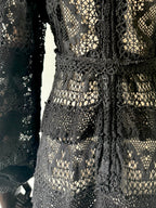 Vintage 1970s Crochet Dress