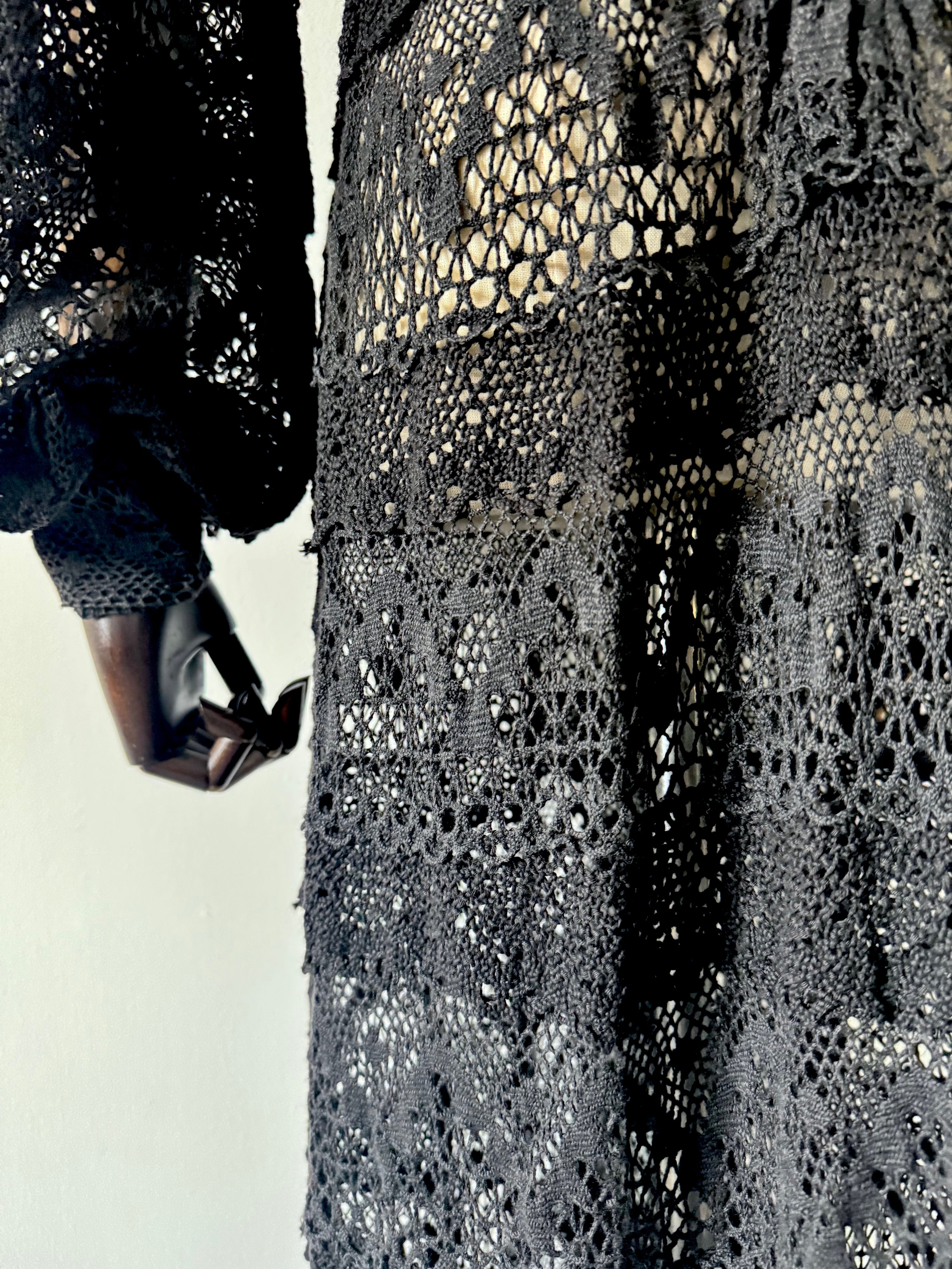 Vintage 1970s Crochet Dress