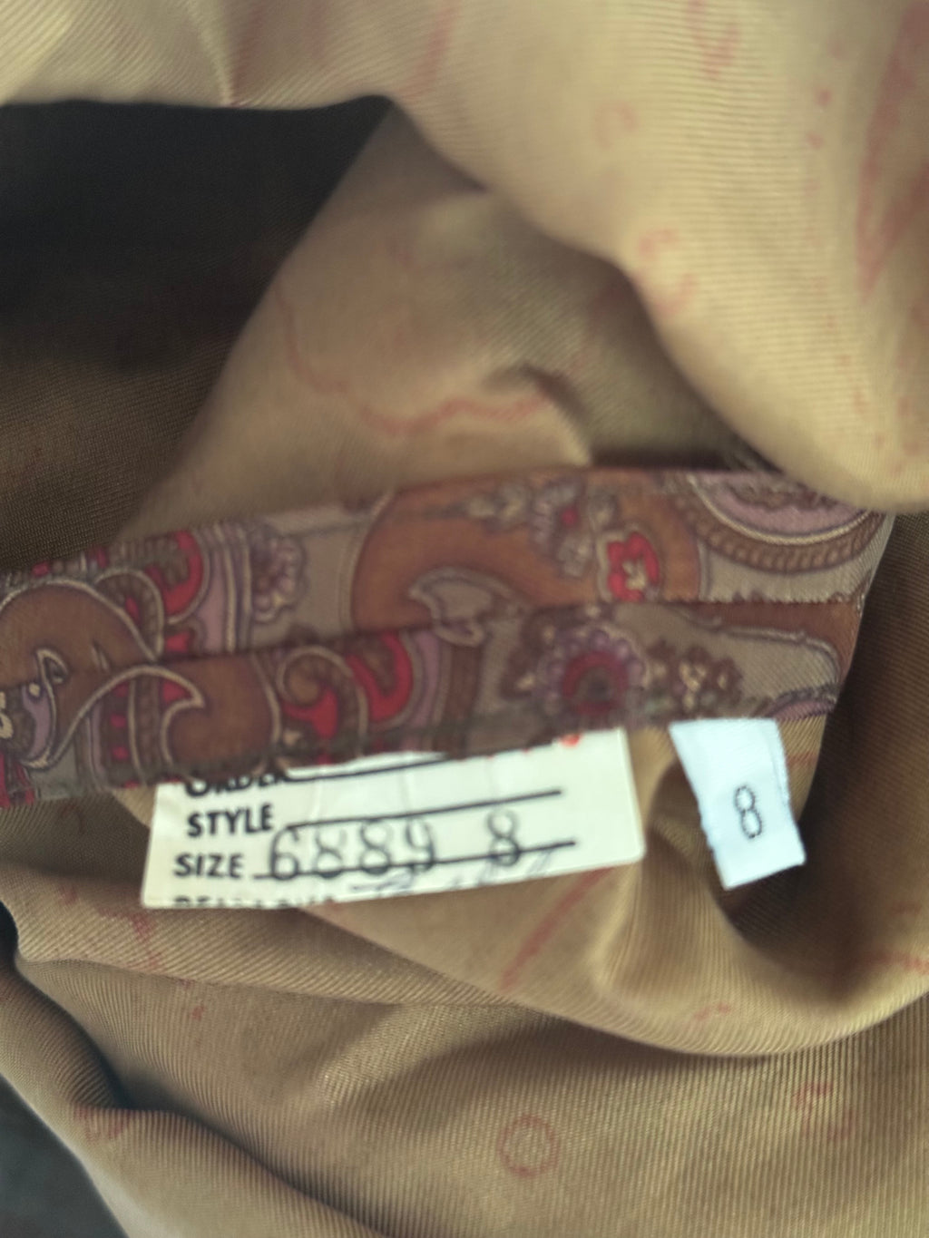 Ralph Lauren Paisley Silk Twill Gathered Midi Skirt
