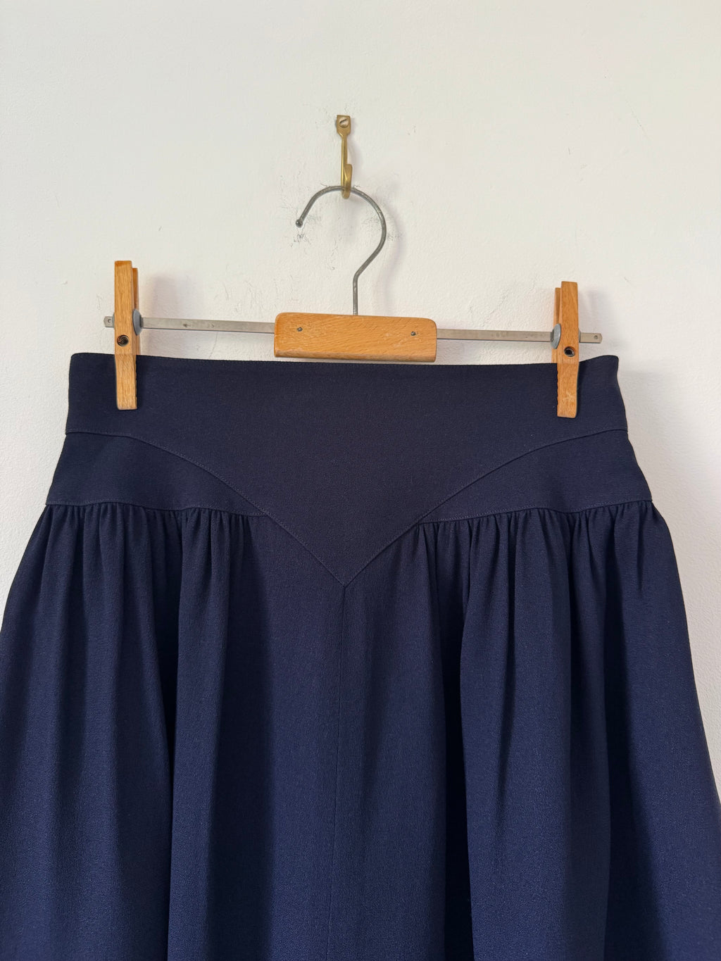 Karl Lagerfeld 1990s Mainline Wool Crepe Mini Skirt