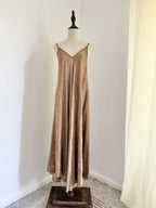 Italian Burnout Slip Maxi Dress