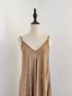 Italian Burnout Slip Maxi Dress