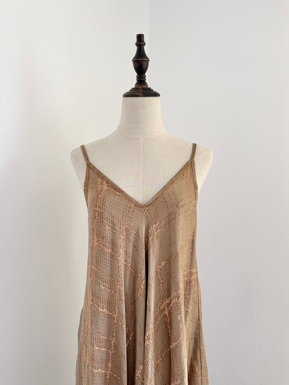 Italian Burnout Slip Maxi Dress