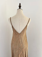 Italian Burnout Slip Maxi Dress