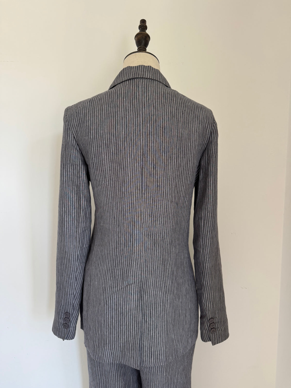 Agnès b. Linen Pinstripe Trouser Suit