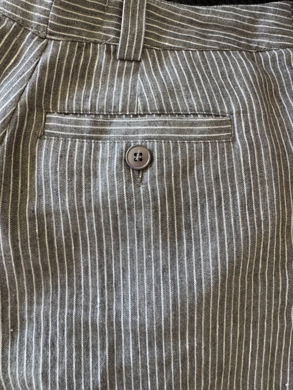 Agnès b. Linen Pinstripe Trouser Suit