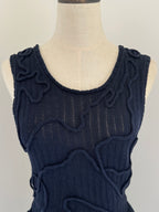 Joe Casely-Hayford Corded-Appliqué Knit Dress | Circa 1989