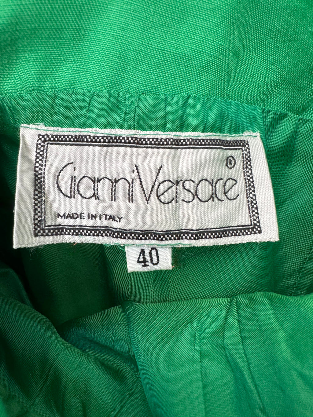 Gianni Versace Strapless Tiered Linen Dress | Circa 1989