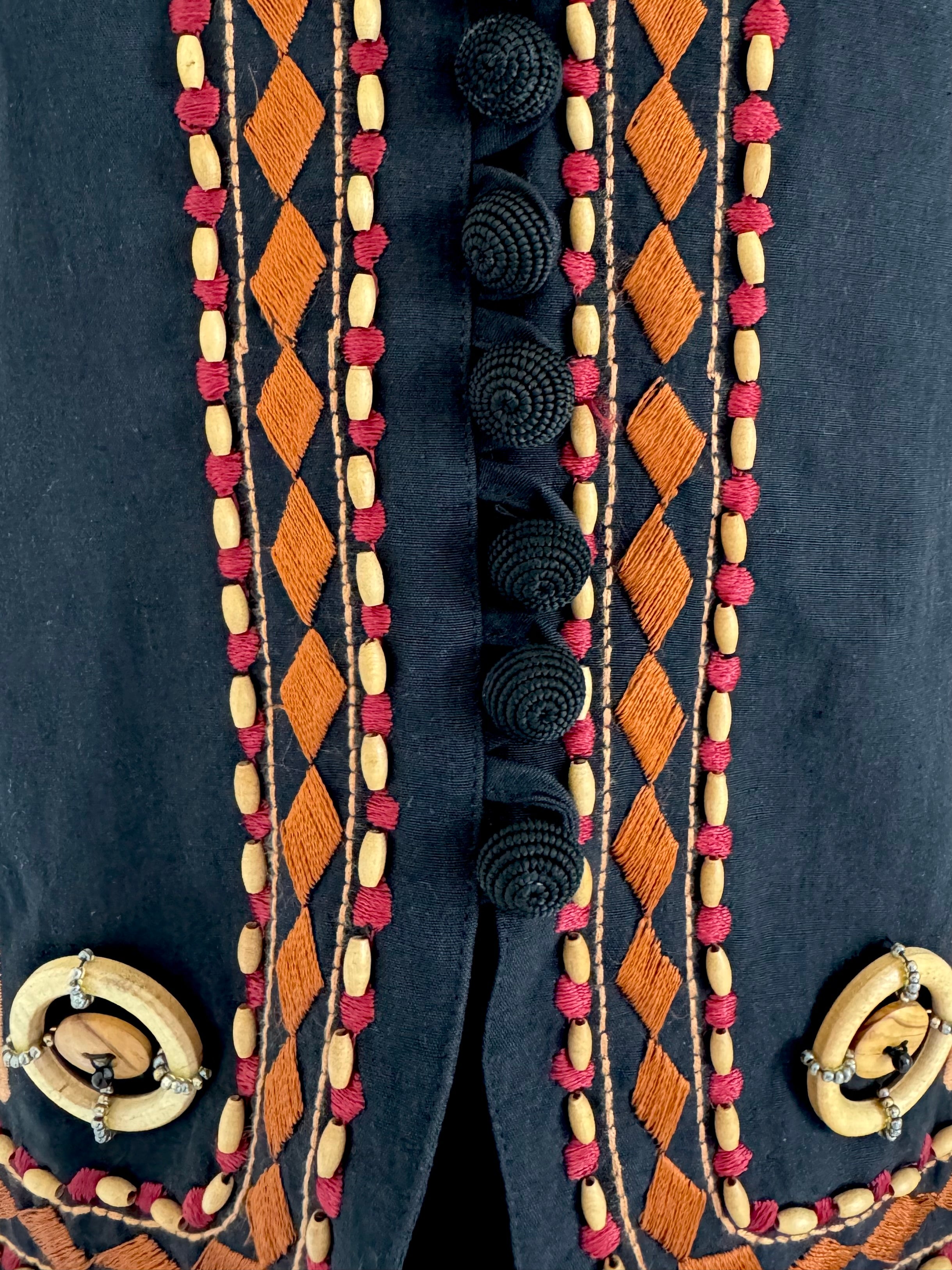 1993 Byblos Runway Embellished Waistcoat