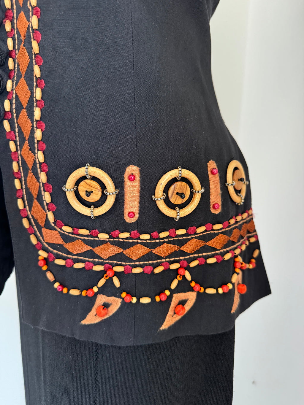 1993 Byblos Runway Embellished Waistcoat