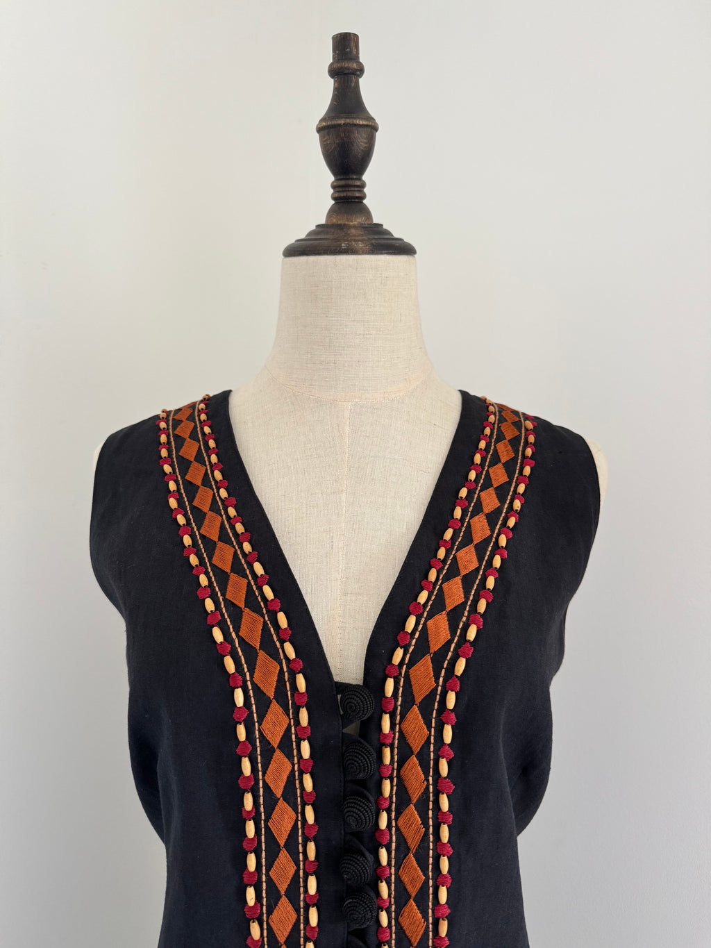 1993 Byblos Runway Embellished Waistcoat