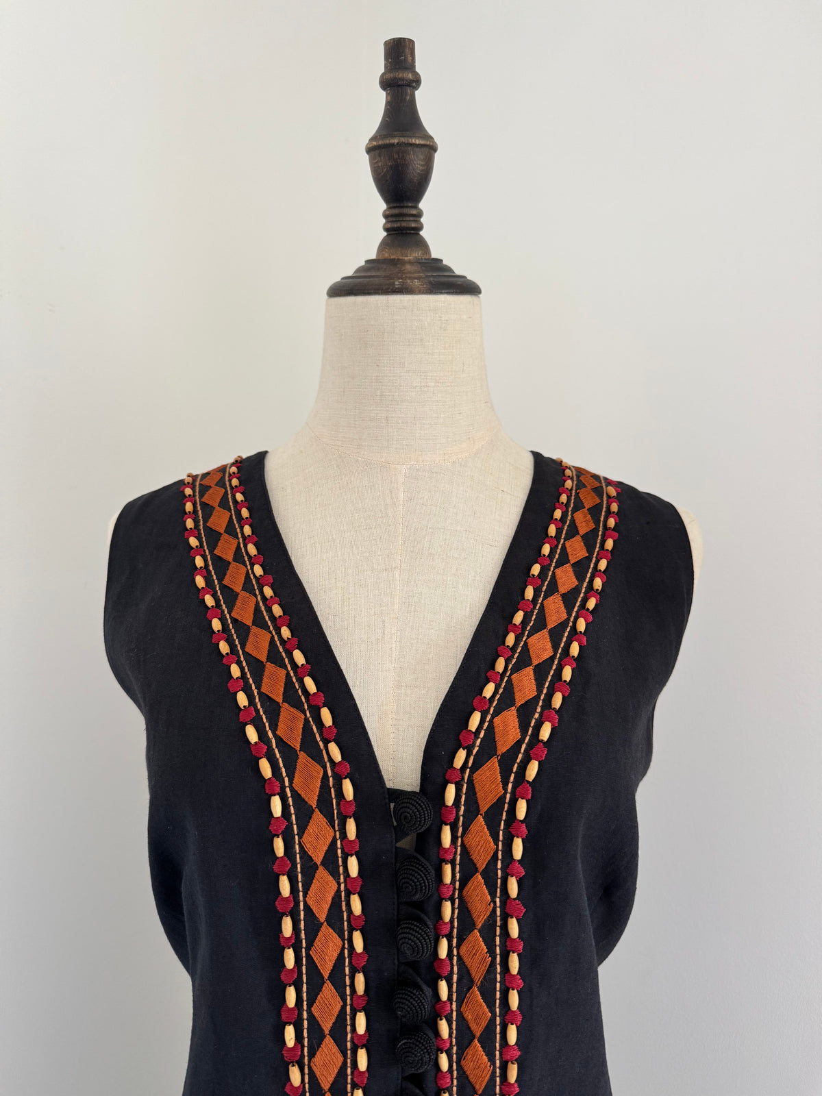 1993 Byblos Runway Embellished Waistcoat