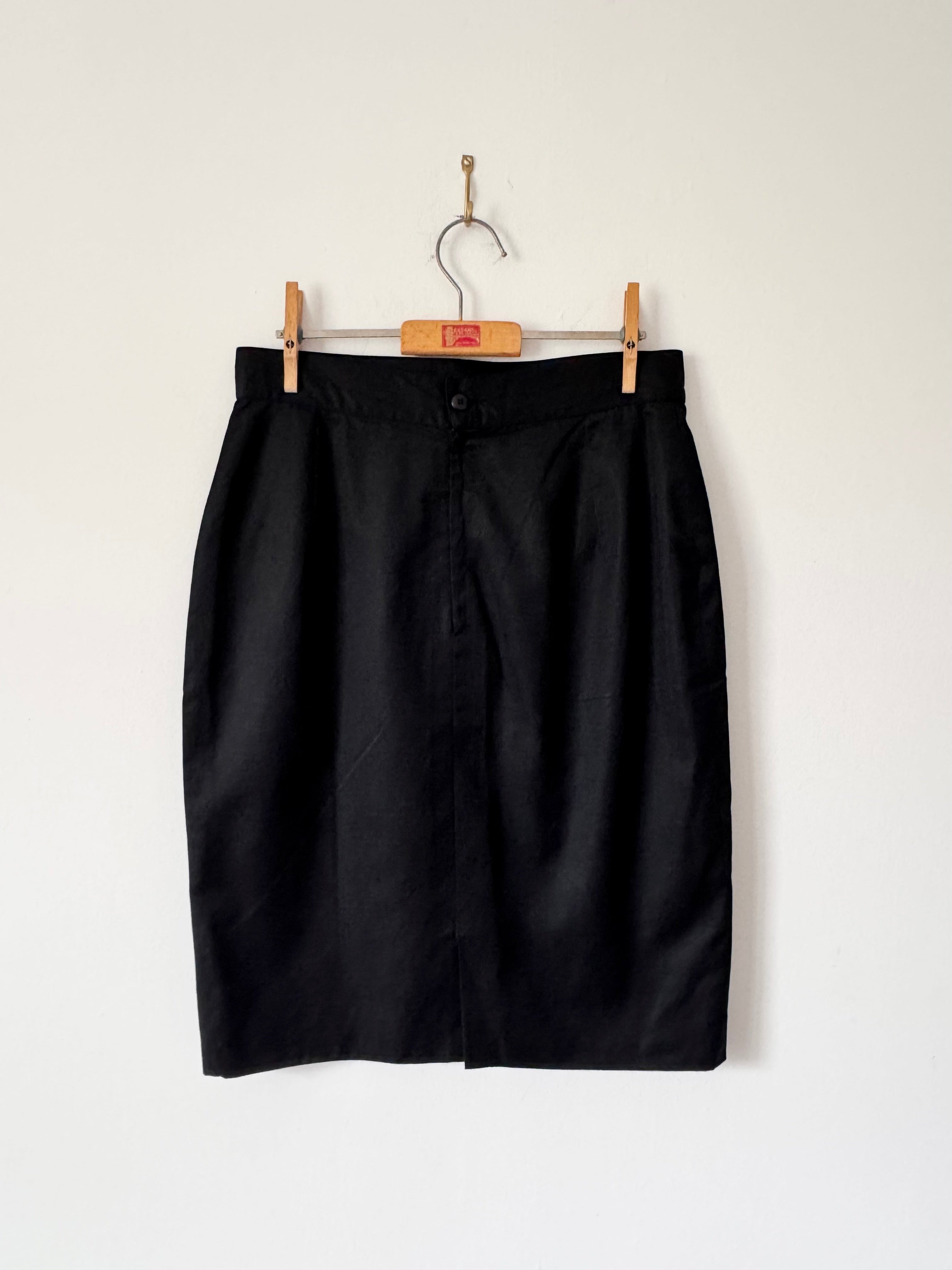 Gianni Versace Vintage Pencil Linen Skirt