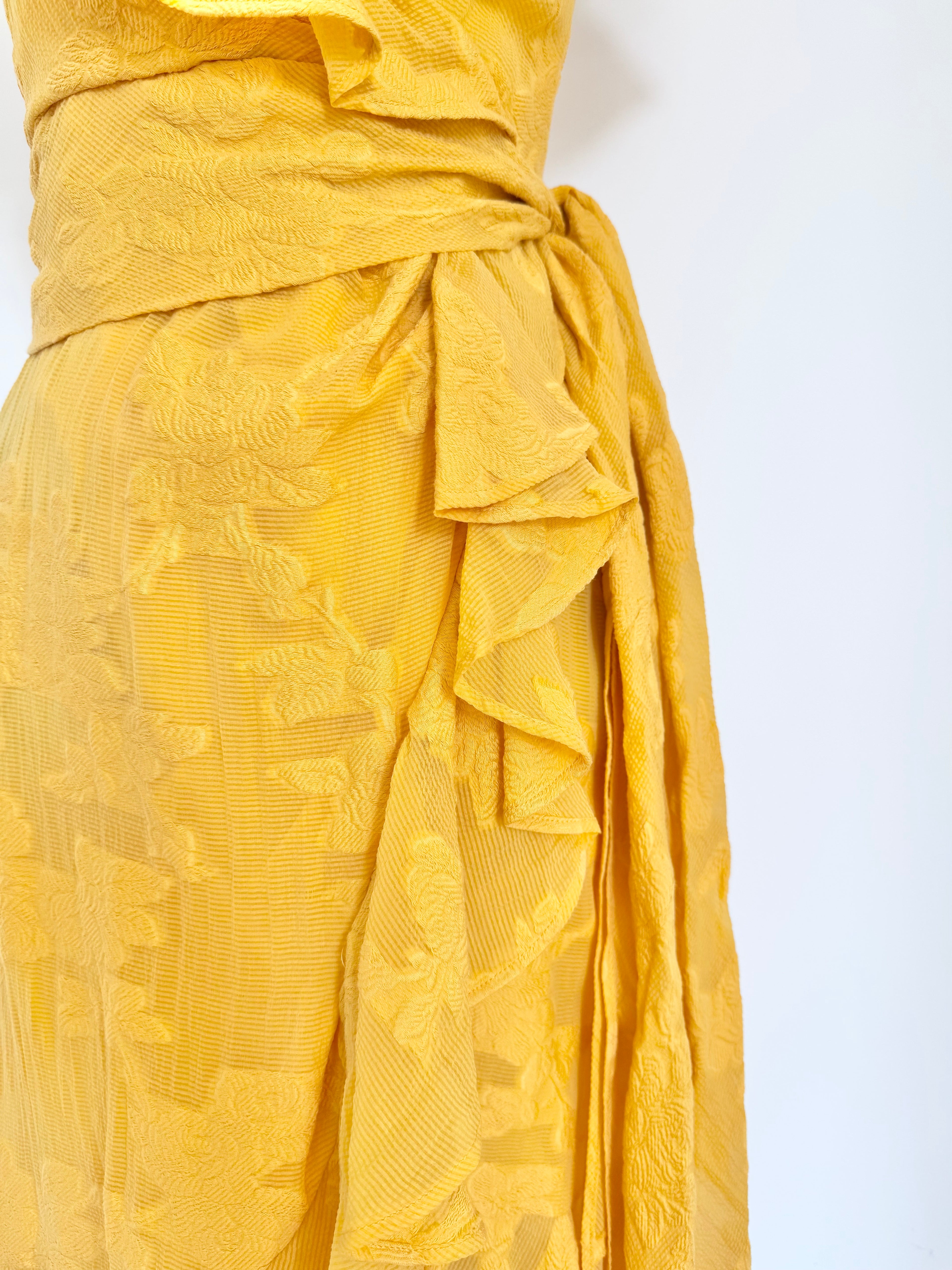 2012 Moschino Runway  Wrap Dress