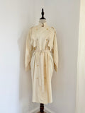 Maria Testa Late 1980s Silk Trench Coat