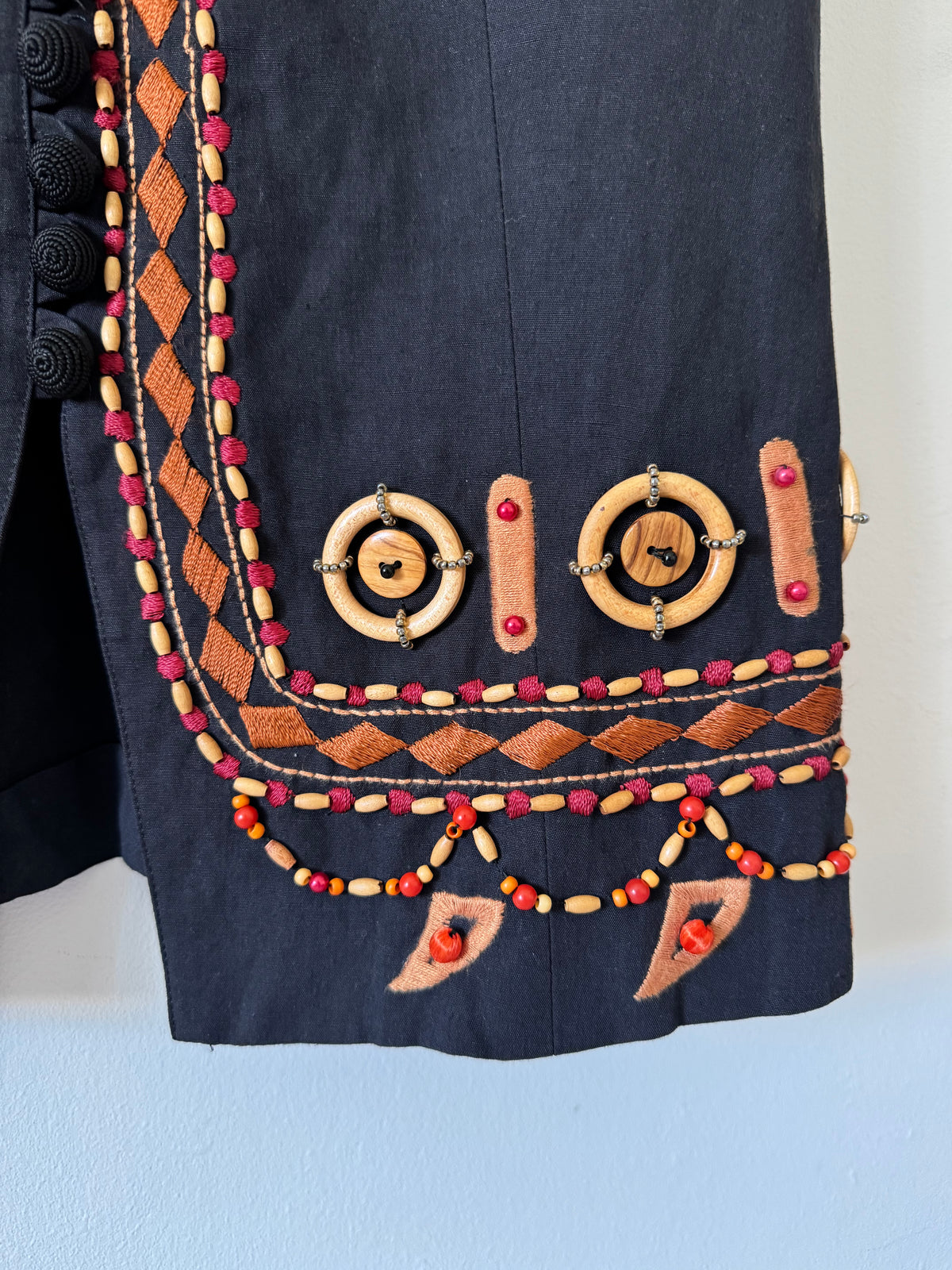 1993 Byblos Runway Embellished Waistcoat