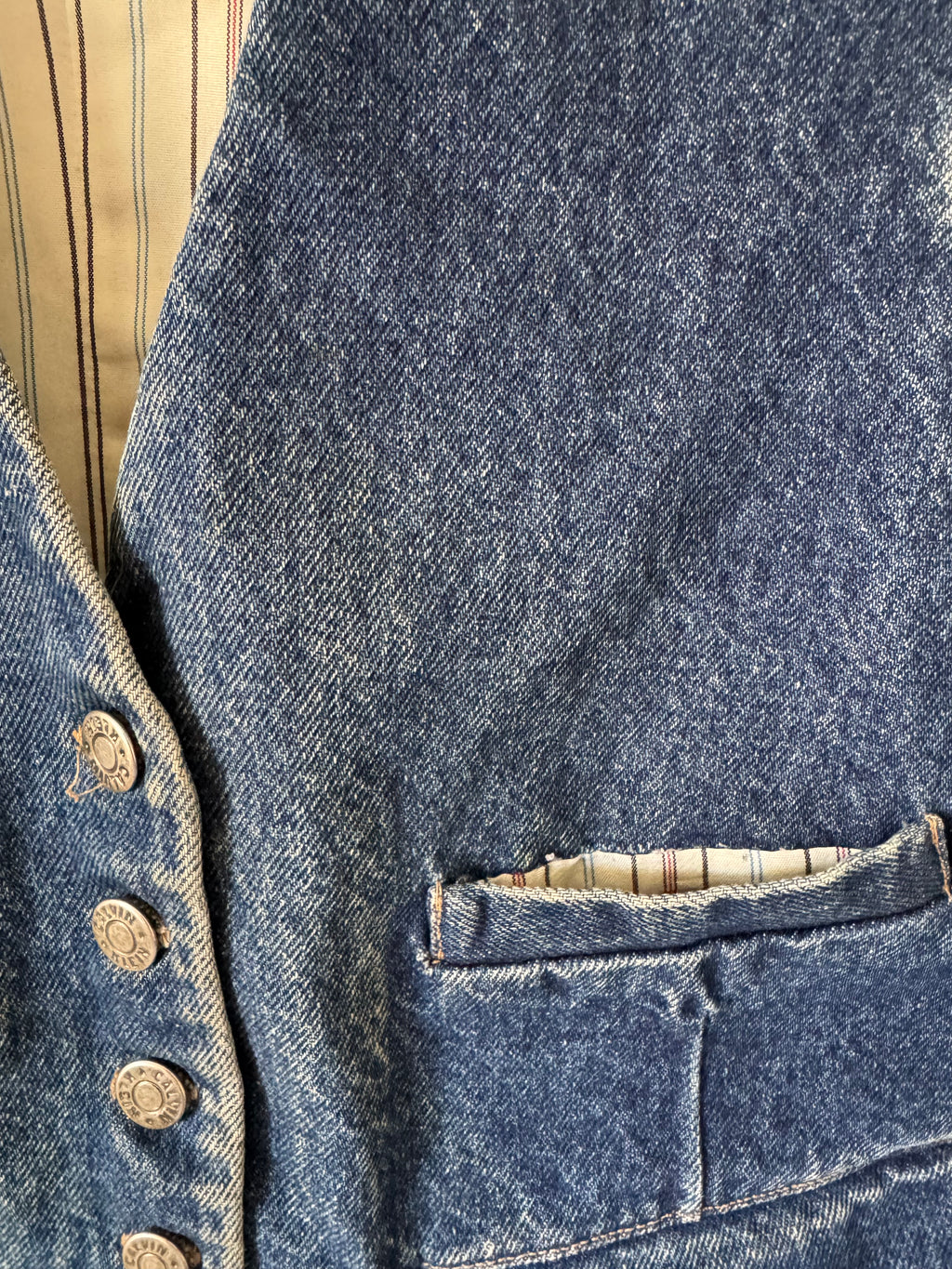 Calvin Klein Sport Denim Utility Waistcoat