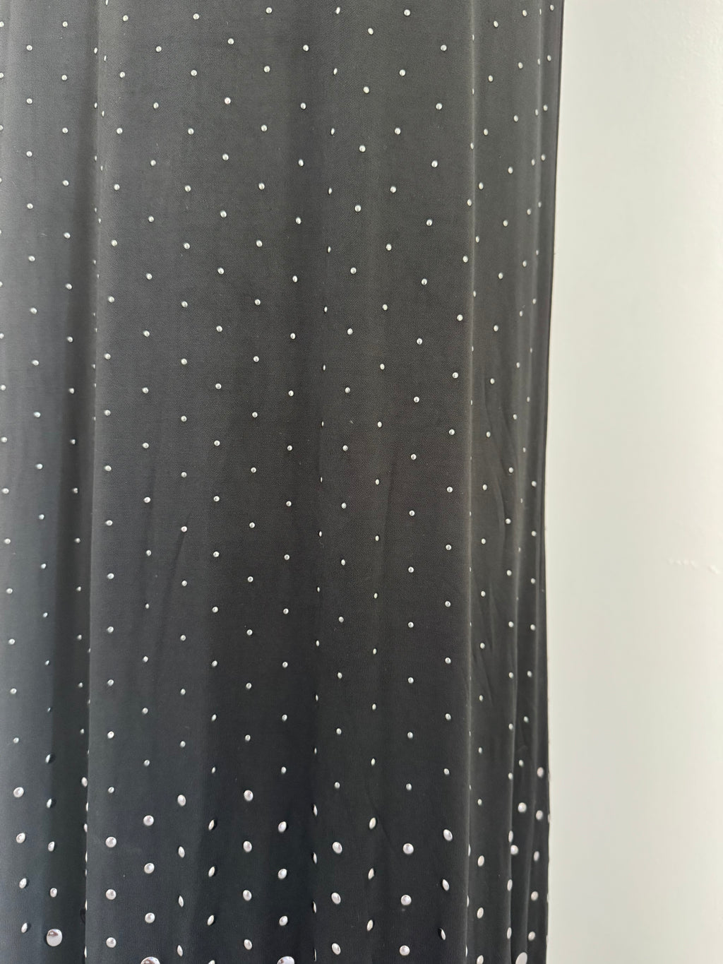 Nicole Farhi Silver Studded Evening Dress
