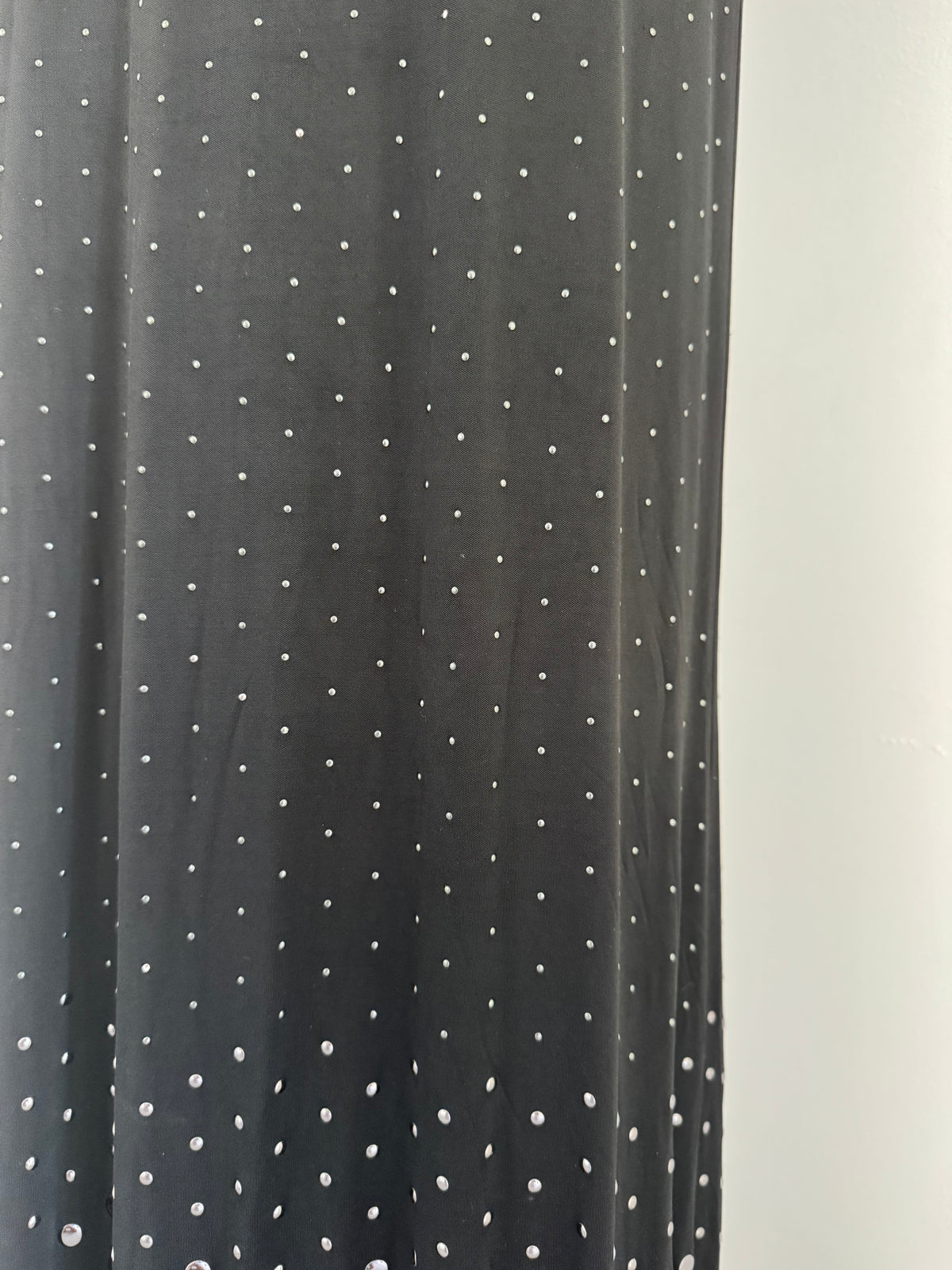 Nicole Farhi Silver Studded Evening Dress
