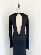 Nicole Farhi Silver Studded Evening Dress