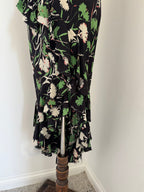 Paul Smith Silk Asymmetric Ruffle Slip Dress | Circa 2000
