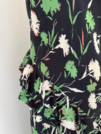 Paul Smith Silk Asymmetric Ruffle Slip Dress | Circa 2000