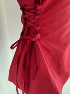 Cacharel Silk Dupion Side-Laced Blazer