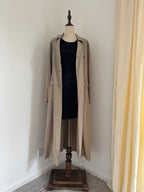 Strenesse 1990s Fluid Ankle-Length Trench Coat